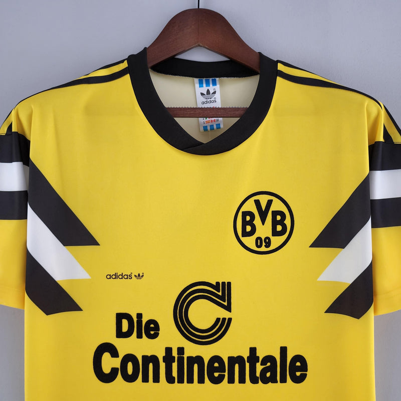 Camisa Borussia Dortmund Home (1) 1989 Adidas Retrô Masculina