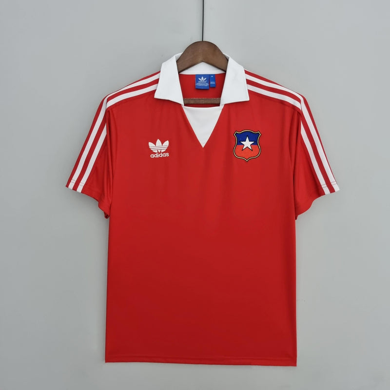 Camisa Chile Home (1) 1982 Adidas Retrô Masculina