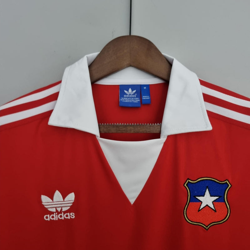 Camisa Chile Home (1) 1982 Adidas Retrô Masculina