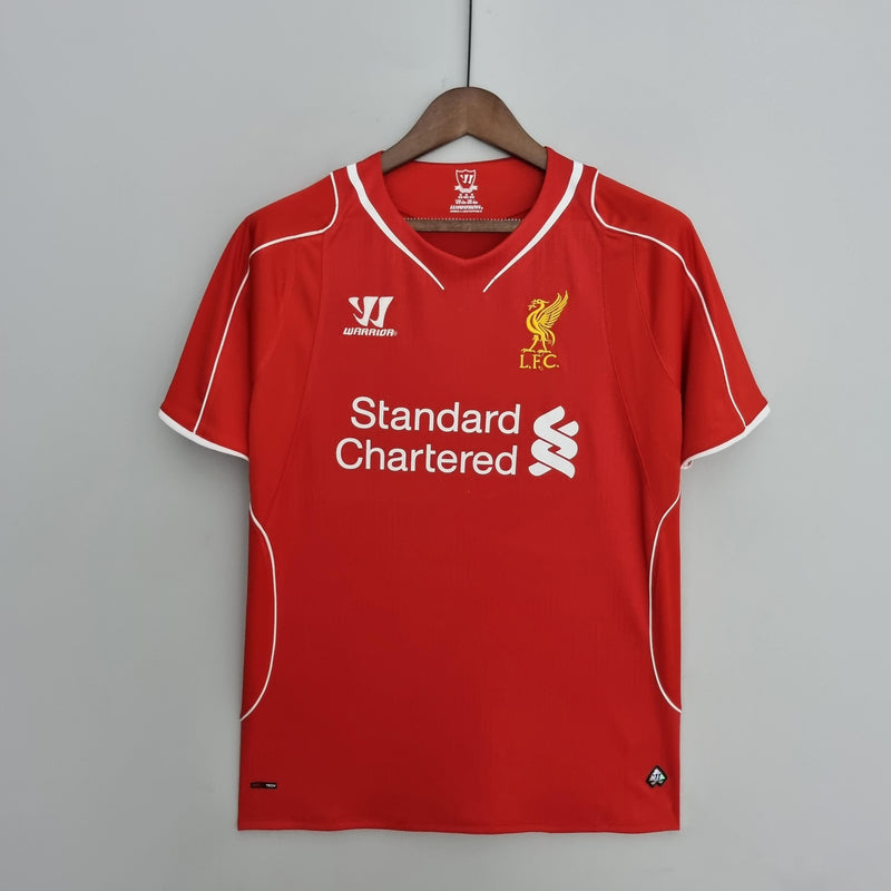 Camisa Liverpool Home (1) 2014/15 Warrior Retrô Masculina