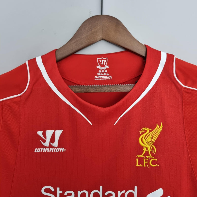 Camisa Liverpool Home (1) 2014/15 Warrior Retrô Masculina