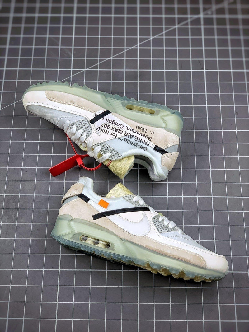 Tênis Nike Air Max 90 x OFF-White Branco - Rei da Pelada