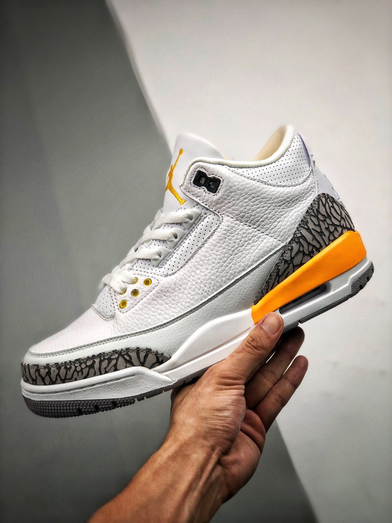 Tênis Nike Air Jordan 3 Retro "Laser Orange" - Rei da Pelada