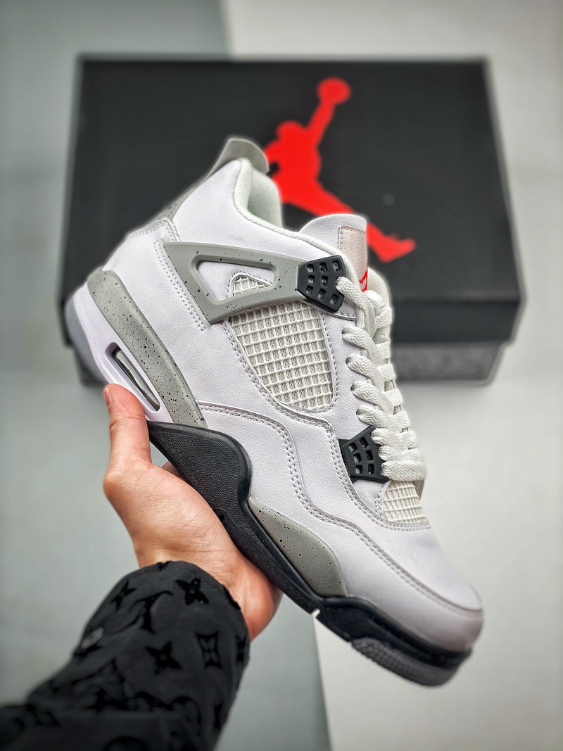 Tênis Nike Air Jordan 4 "White Cement" - Rei da Pelada