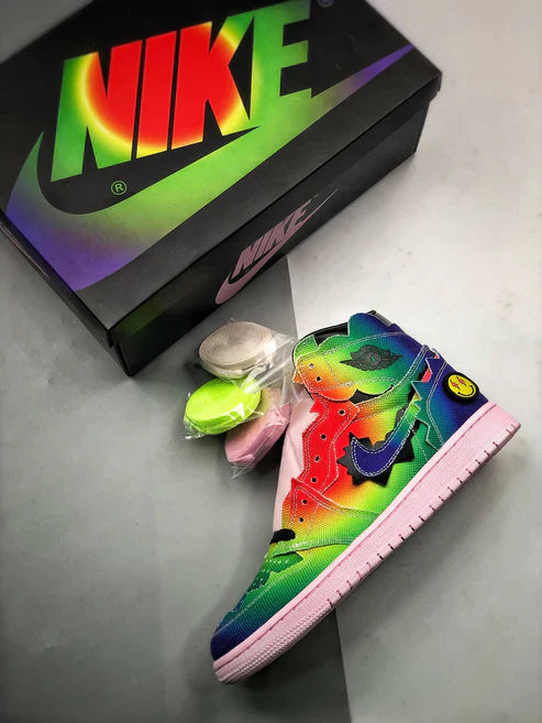 Tênis Nike Air Jordan 1 High "J Balvin" - Rei da Pelada