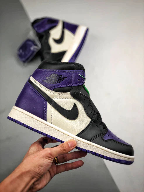 Tênis Nike Air Jordan 1 High "Court Purple 1.0" - Rei da Pelada