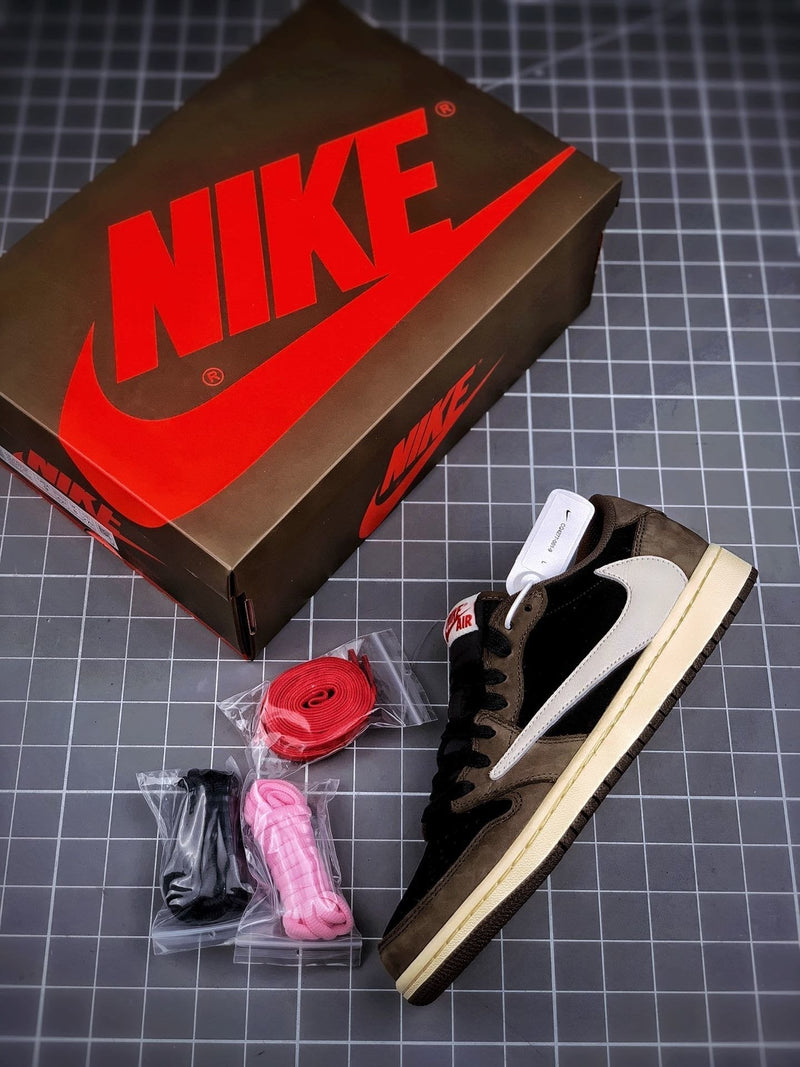 Tênis Nike Air Jordan 1 Low Travis Scott - Rei da Pelada