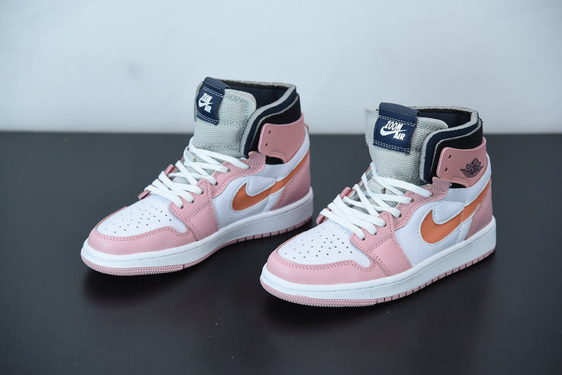 Tênis Nike Air Jordan 1 Zoom High "Pink Glaze" - Rei da Pelada