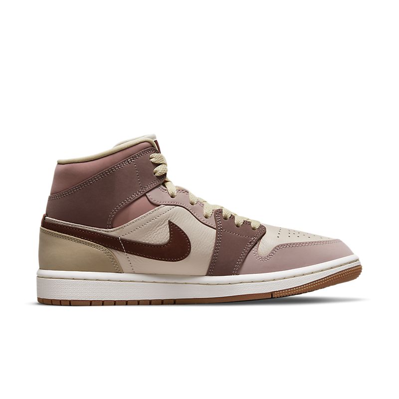 Tênis Nike Jordan 1 Mid SE Dark Pony Smoky Mauve - Rei da Pelada