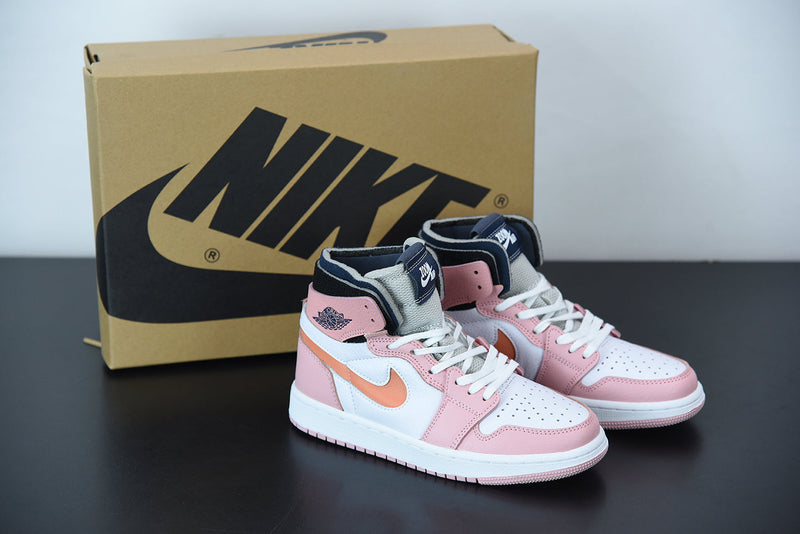 Tênis Nike Air Jordan 1 Zoom High "Pink Glaze" - Rei da Pelada