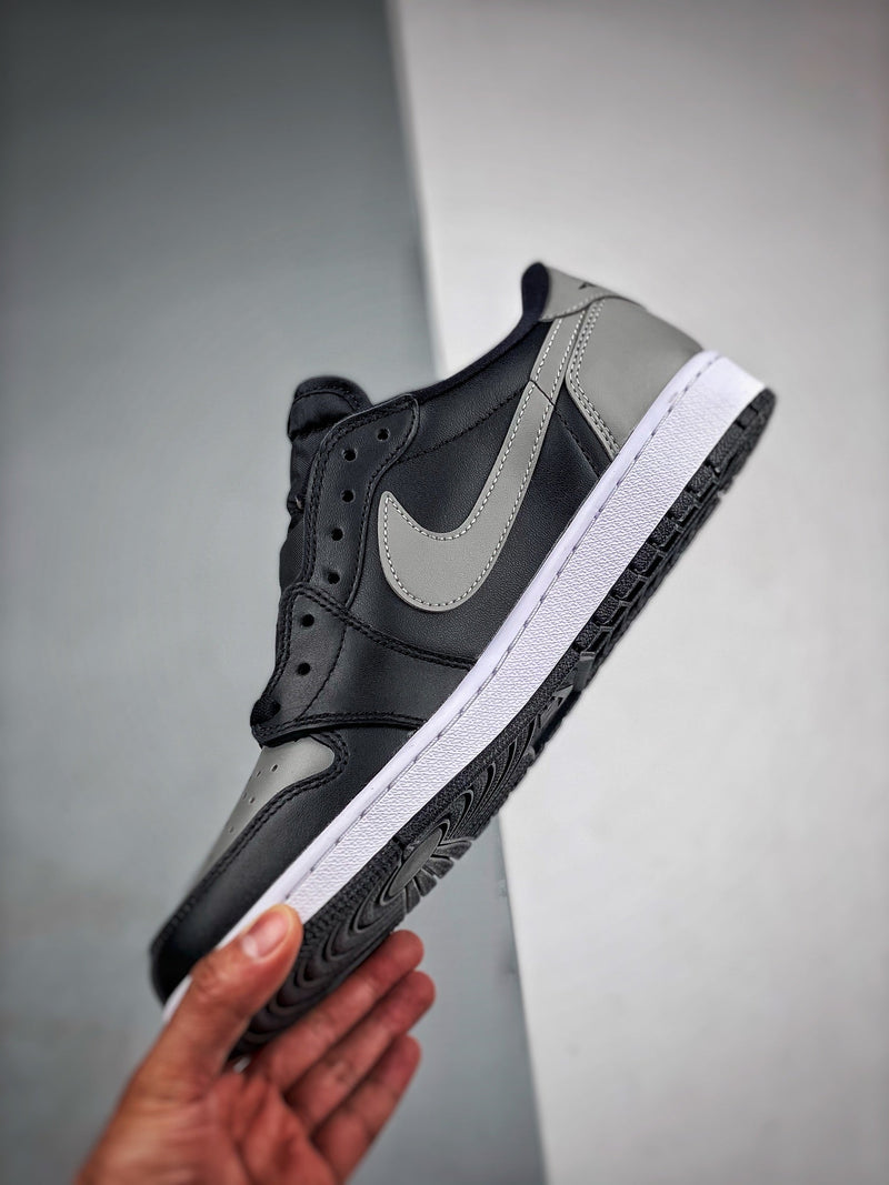 Tênis Nike Air Jordan 1 Low Retro "Black Grey" - Rei da Pelada