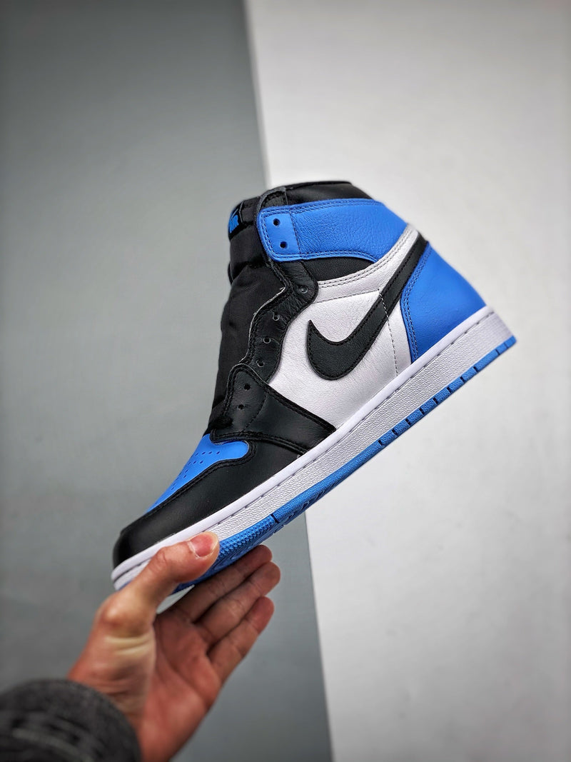 Tênis Nike Air Jordan 1 High "UNC Toe" - Rei da Pelada