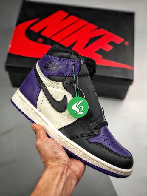 Tênis Nike Air Jordan 1 High "Court Purple 1.0" - Rei da Pelada