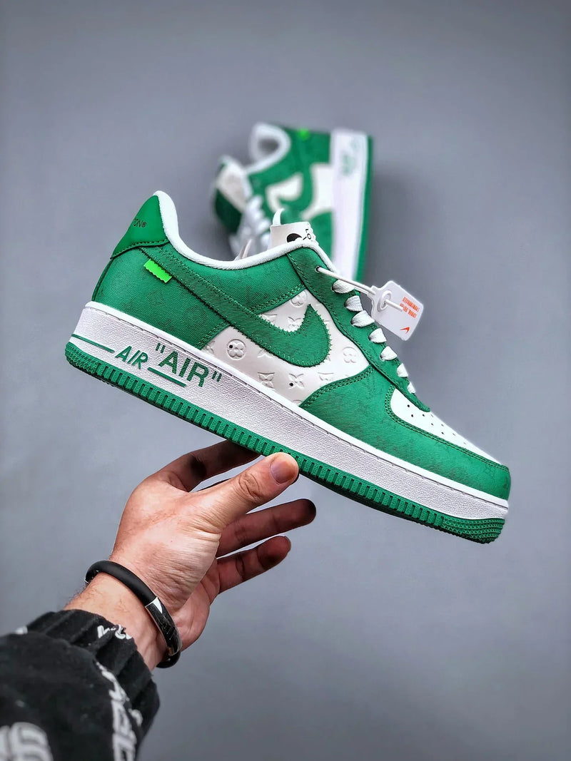 Tênis Nike Air Force 1 Low x "Louis Vuitton" Green - Rei da Pelada