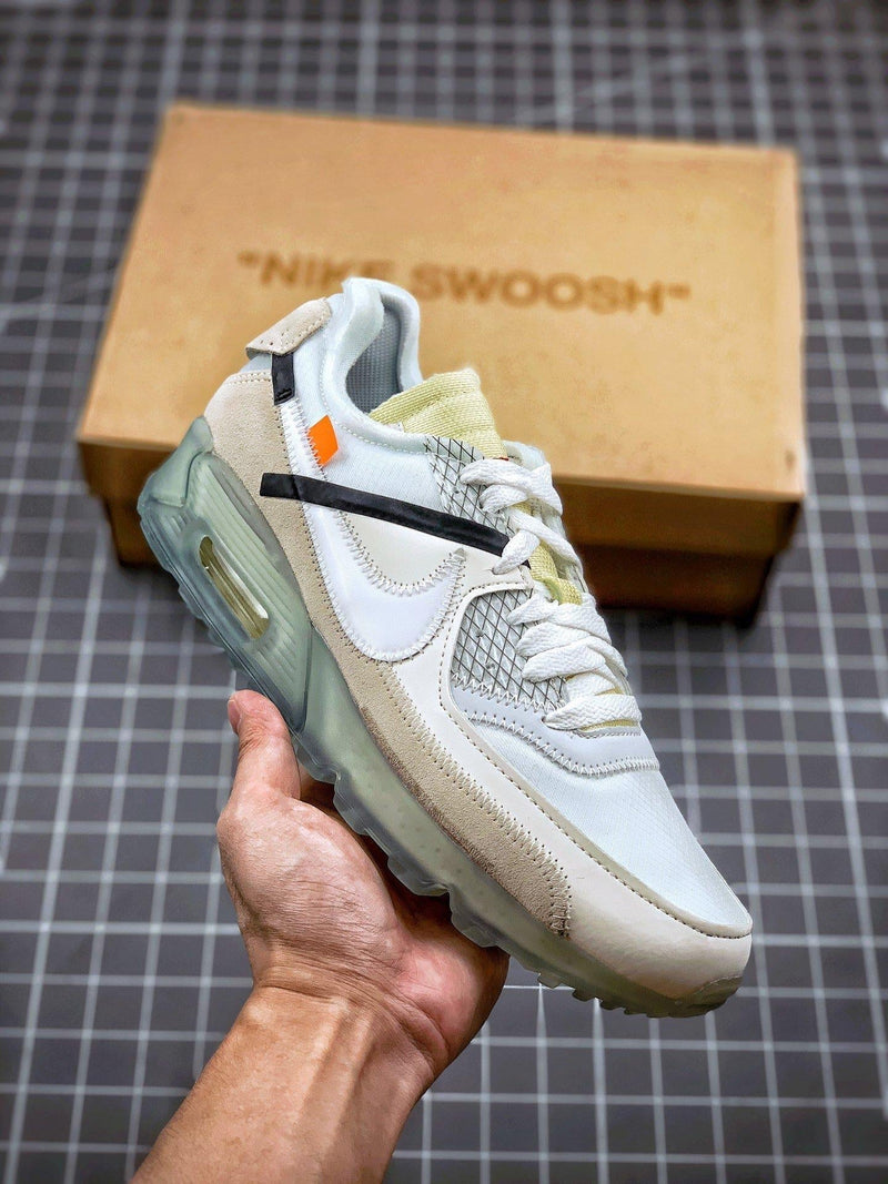 Tênis Nike Air Max 90 x OFF-White Branco - Rei da Pelada