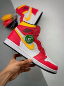 Tênis Nike Air Jordan 1 High "Light Fusion Red" - Rei da Pelada