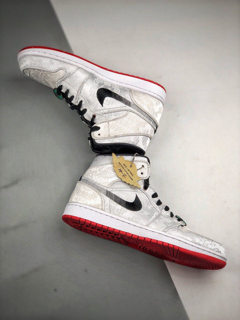 Tênis Edison Chen x Nike Air Jordan 1 Mid 'Fearless' - Rei da Pelada