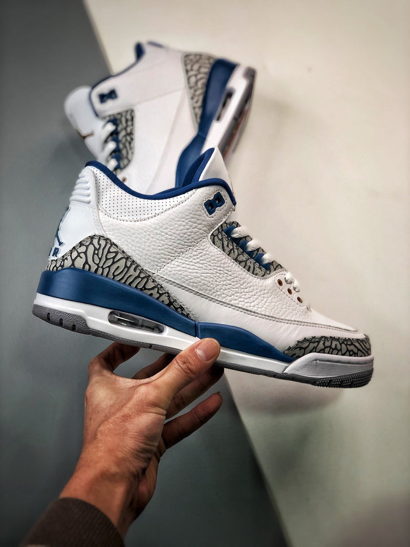 Tênis Nike Air Jordan 3 Retro "Racer Blue" - Rei da Pelada