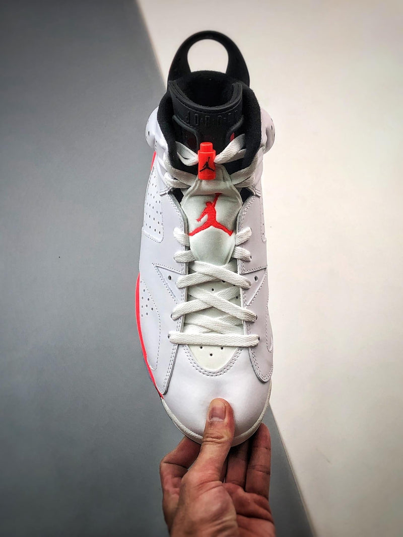 Tênis Nike Air Jordan 6 Retro "Infrared White" - Rei da Pelada