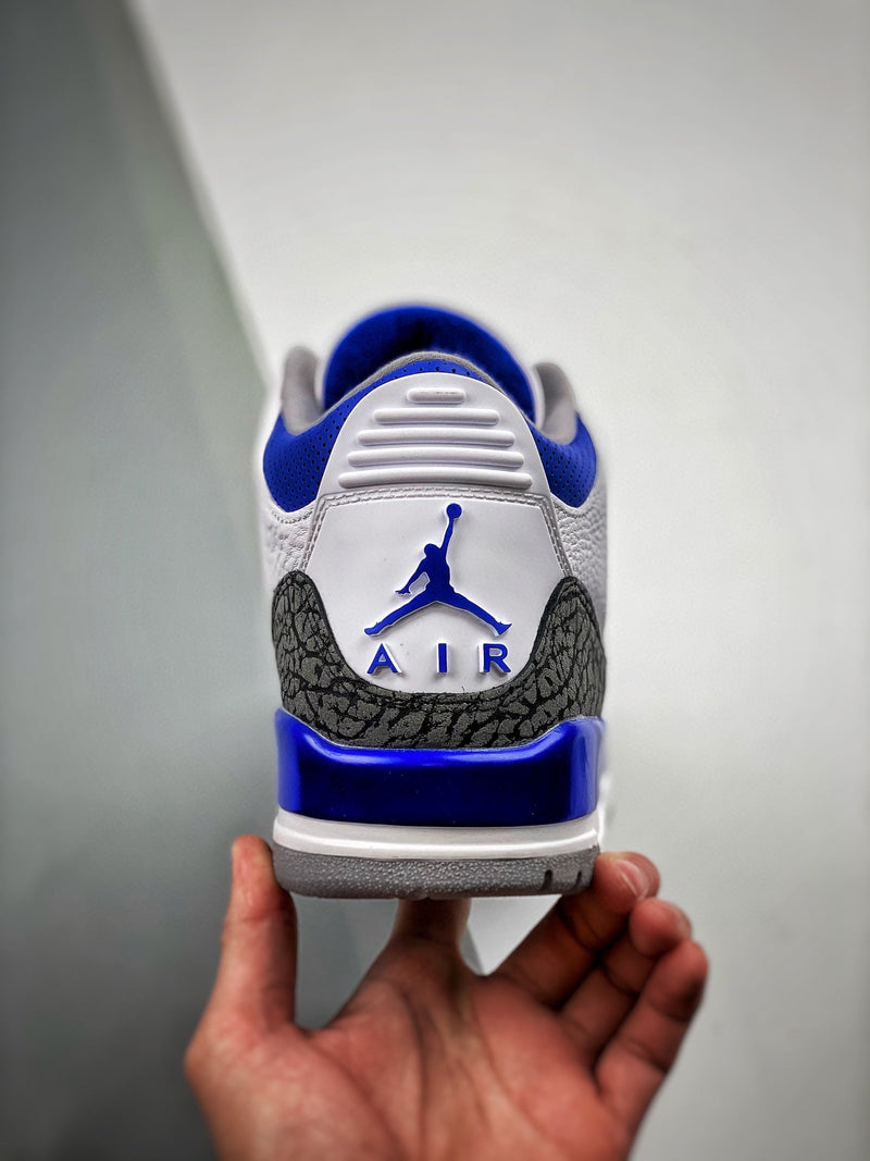 Tênis Nike Air Jordan 3 Retro "Racer Blue CT" - Rei da Pelada