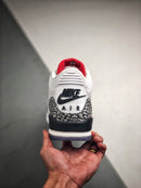 Tênis Nike Air Jordan 3 Retro "Free Throw Line White Cement" - Rei da Pelada