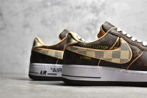 Tênis Nike Air Force 1 Low x "Louis Vuitton" - Rei da Pelada