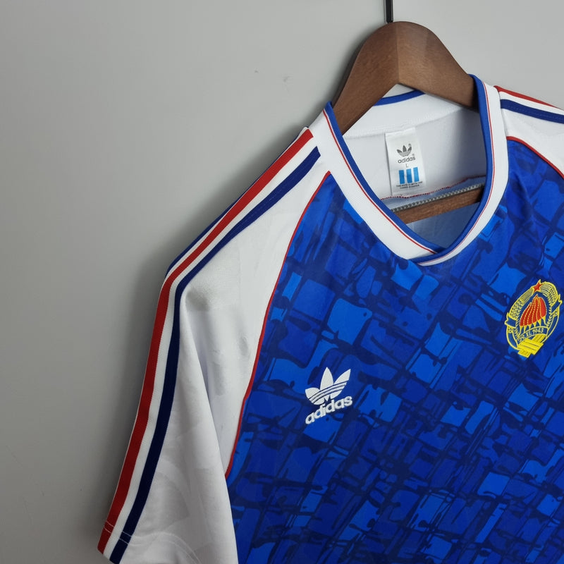 Camisa Yugoslavia Home (1) 1992 Adidas Retrô Masculina