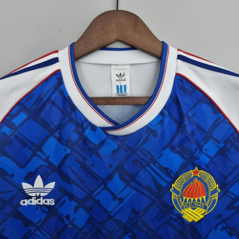 Camisa Yugoslavia Home (1) 1992 Adidas Retrô Masculina