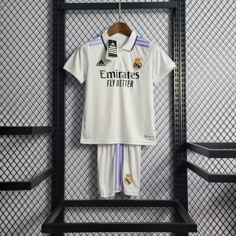 Conjunto Infantil Real Madrid 2023 - Home