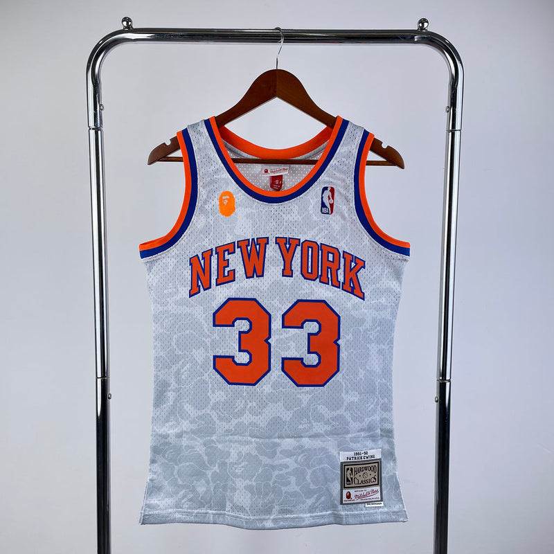 Regata New York Knicks Mitchell & Ness BAPE Edition Home 91/92