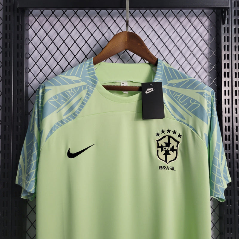 Camisa 2022 Brasil Treino Verde Claro